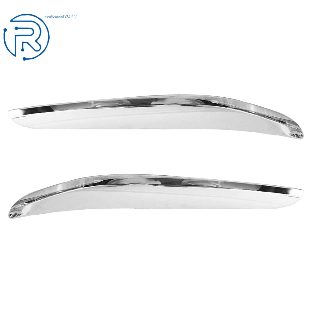 Set of 2 Chrome Front Bumper Moldings for Chrysler 300 (2011-2014)