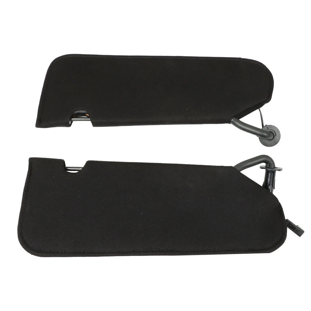 Sun Visor Pair for Corvette C6 (2005-2013) - Black with Vanity Mirror