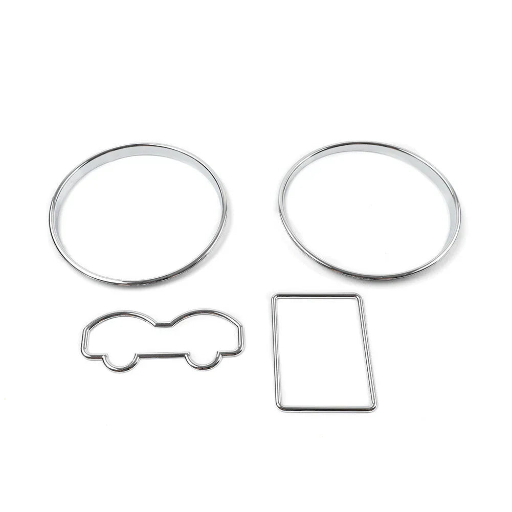 Speedometer Gauge Dial Trim Rings for VW Golf MK4, Passat B5, T4, Jetta 4 (1997-2006)