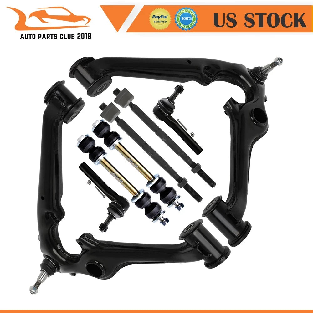 Set of 8 Front Lower Control Arms with Ball Joints for Silverado 1500 (2014–2018)