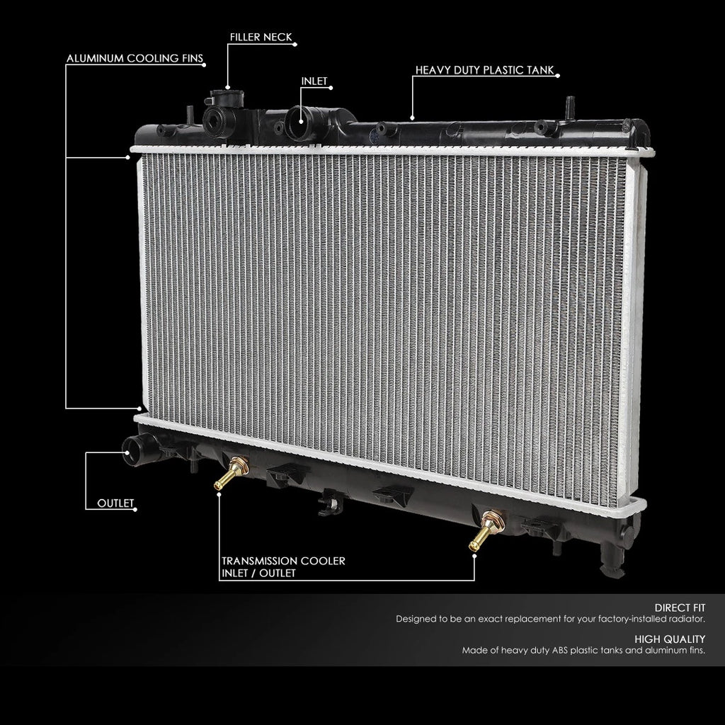 Cooling Radiator for Subaru Legacy/Outback/Baja 2.5L (2000–2006) DPI 2331
