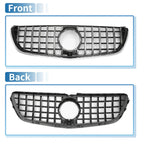 Front Upper Bumper Grille for Mercedes-Benz V-Class W477A (2020-2024) Black