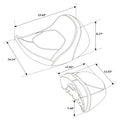 Driver & Passenger Seats for Harley Touring CVO Road Street Glide (2023–2024)