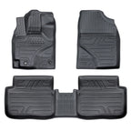 Set of 4 TPE Rubber All Weather Floor Mats for Toyota Corolla (2014–2019)