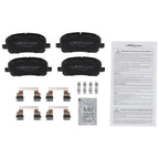 Front Ceramic Brake Pads Set for Pontiac Vibe/Toyota Corolla (2003–2008)