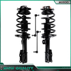 Set of 2 Front Strut Assemblies + Sway Bar Links for Chevrolet Malibu Pontiac G6 (2004–2012)