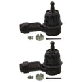 Set of 2 Front Outer Steering Tie Rod Ends for Ford Focus (2006–2007)