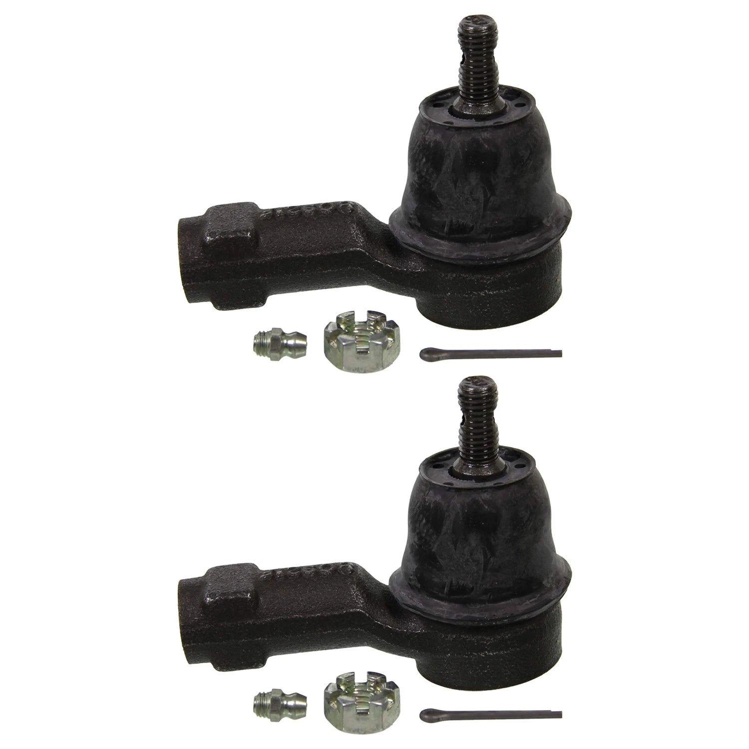 Set of 2 Front Outer Steering Tie Rod Ends for Ford Focus (2006–2007)