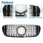 Front Upper Bumper Grille for Mercedes-Benz X-Class (2018–2023) Chrome