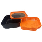 Fishing Bait Box with Inner Frame and Drain Basket for Live Bait Storage