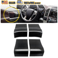 Inner Door Handle Panel Cover Trim Bezel for Ford F150 (2015–2020) Carbon Fiber