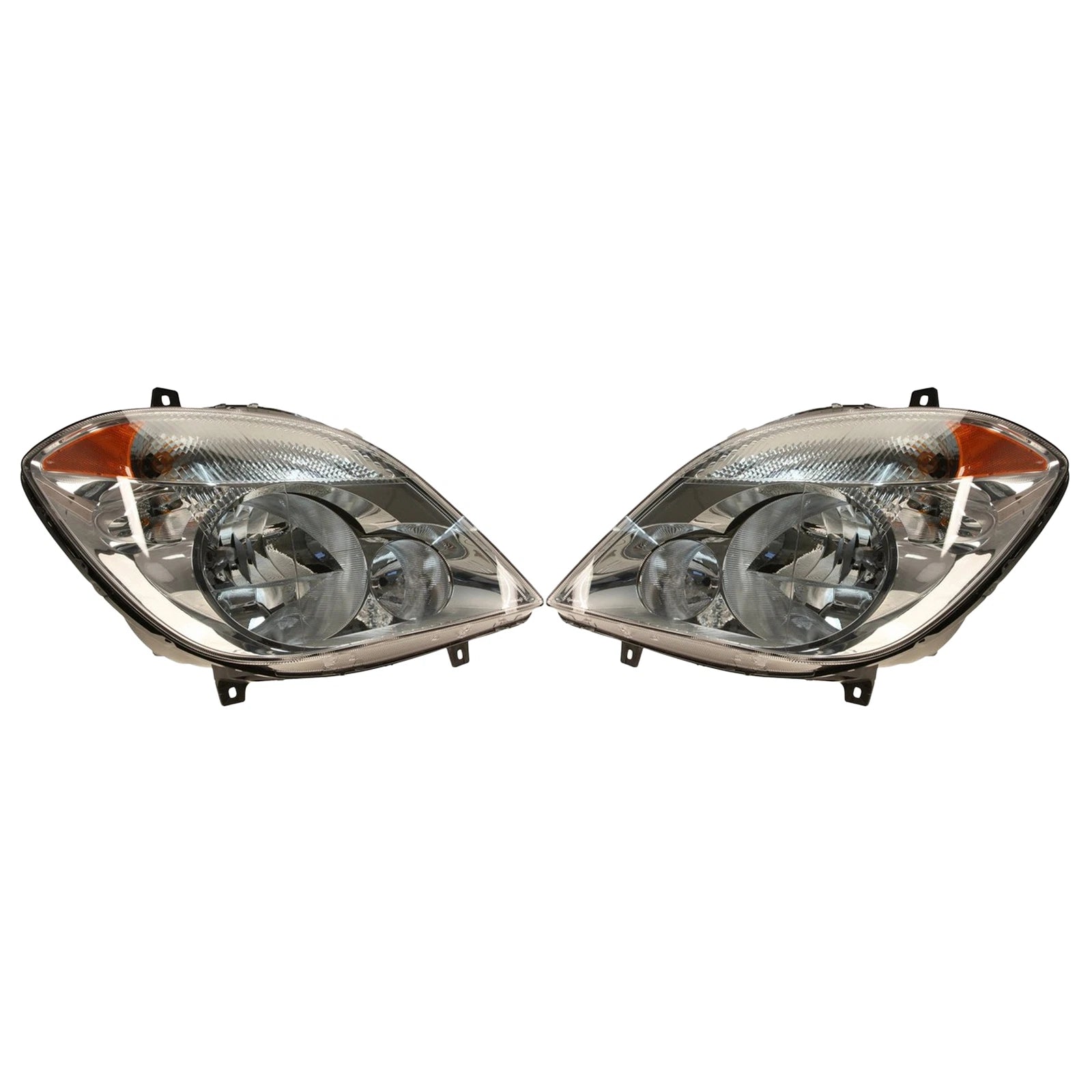 Set of 2 Hella Halogen Headlights for Mercedes-Benz Sprinter (2010–2012)