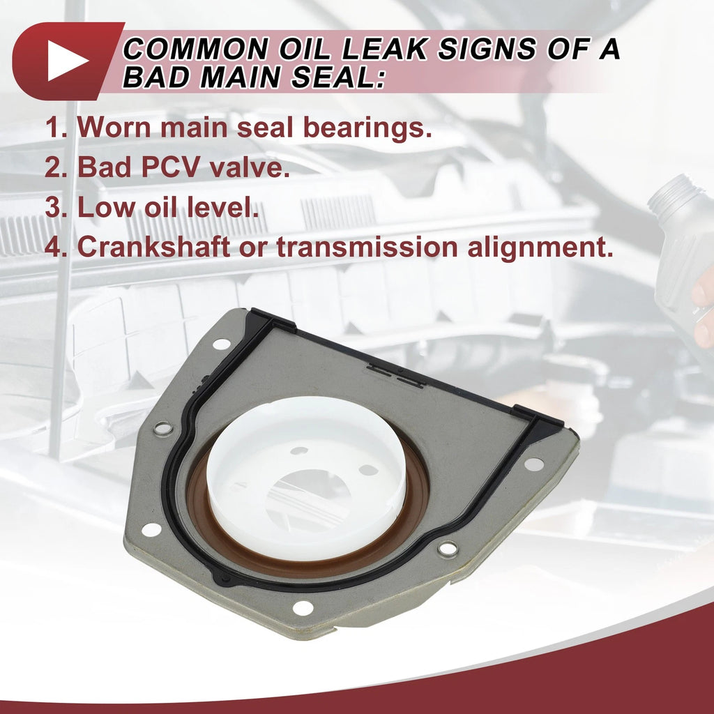 1Pc Crankshaft Oil Seal with Flange for Ford Escape Fiesta Fusion (2001–2020) No.BM5G6K301AB