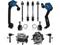 Front Wheel Hub Control Arm Ball Joint Tie Rod End Kit for Mazda B3000 (1994–2006)