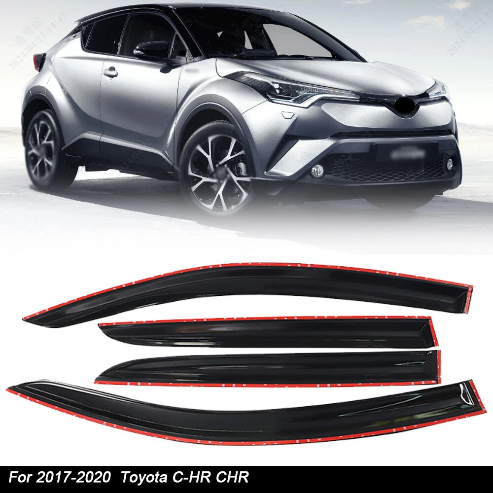 Window Visors for Toyota C-HR (2017–2020) Vent Rain Guard