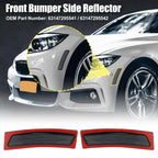 Bumper Reflector Smoky Black for BMW F30 340i