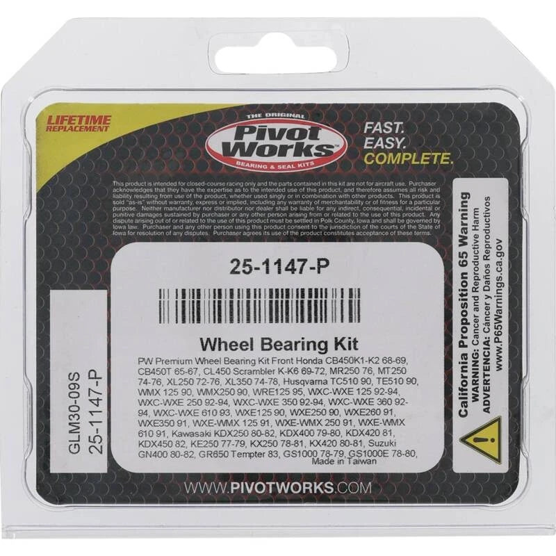 Pivot Works Wheel Bearing for