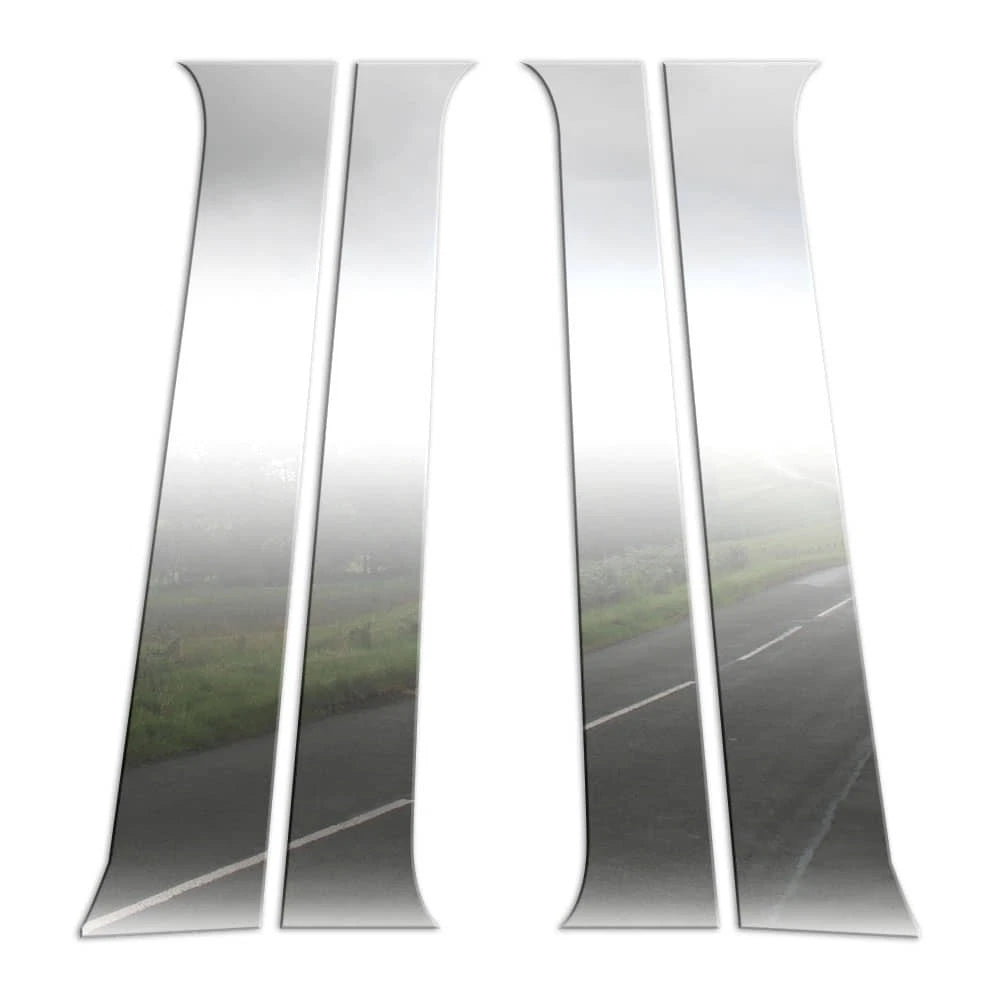 Pillar Post Covers Stainless Steel Replacement for Toyota Tacoma Crew Cab (2016–2023)