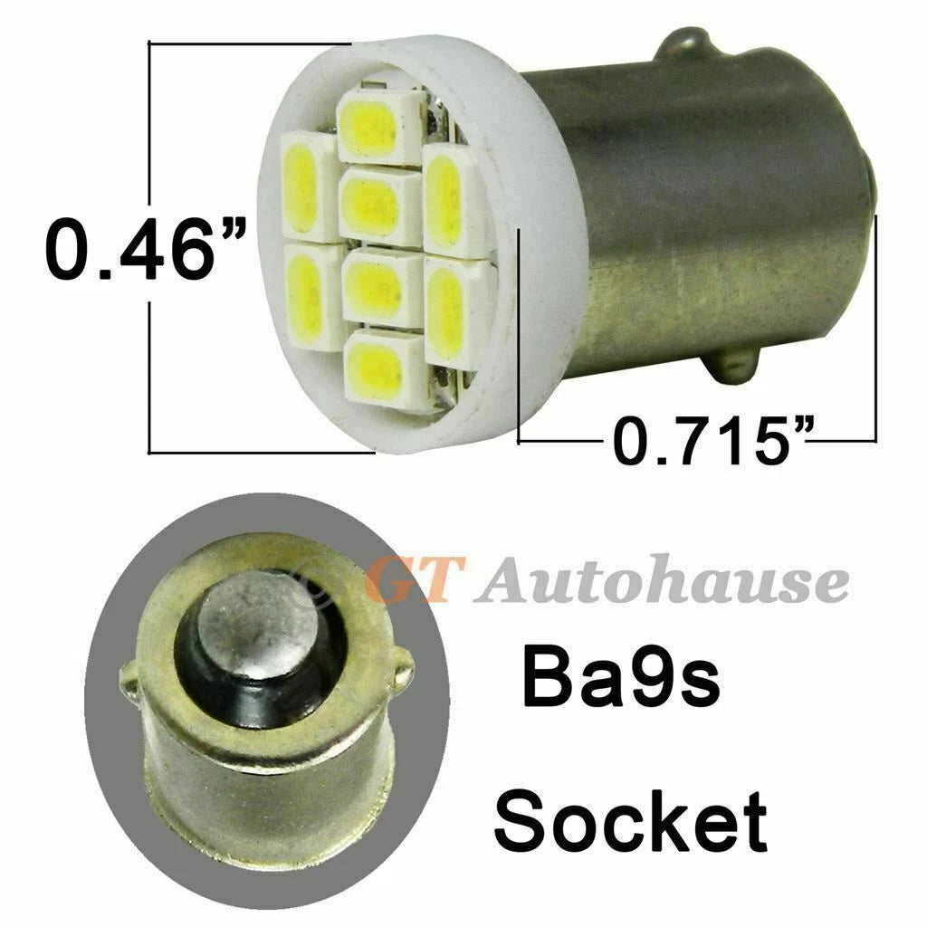 High Power LED Light Bulbs for Ford Interior Instrument Panel (BA9S) (2017-2024)