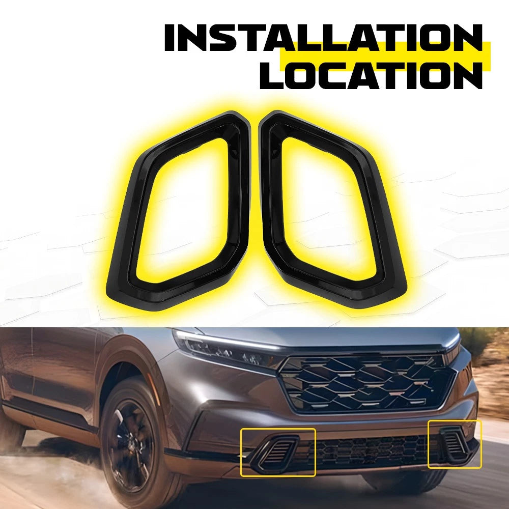 2X Bumper Grille Bezel for Honda CR-V (2023–2025) Left Front Outer Lower EXV