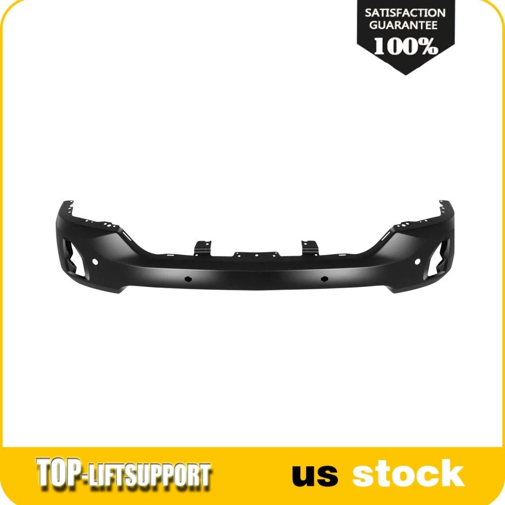 Black Front Bumper for Silverado 1500/LD (2016–2019) with Sensor & Fog Light Holes