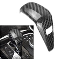 Gear Shift Knob Cover Sticker Trim for BMW 3 Series G20 (2019–2021) Carbon Fiber Black