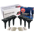Set of 6 Ignition Coils & 6 NGK Iridium IX Spark Plugs for Ford Mercury V6