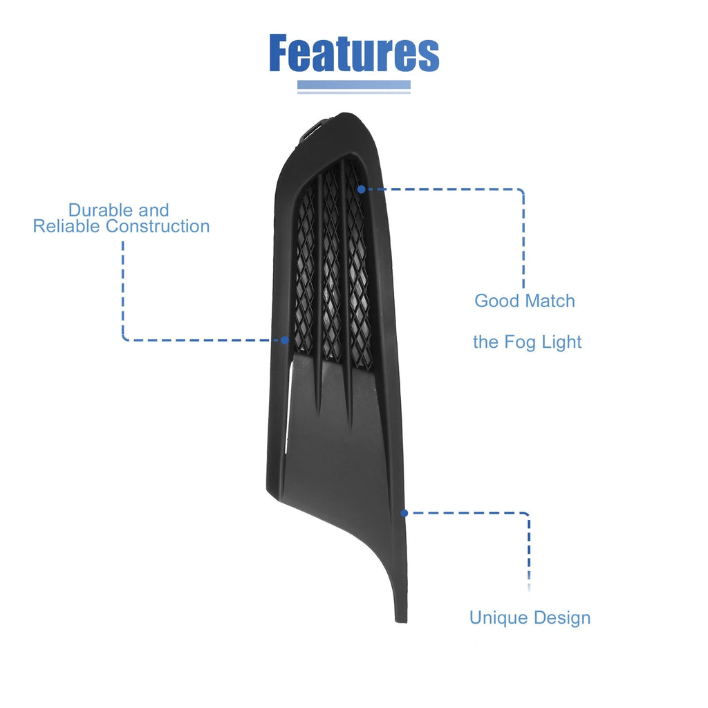 1 Pair Front Fog Light Grille Cover Trim for Volkswagen Jetta (2011–2018)