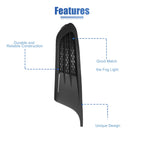 1 Pair Front Fog Light Grille Cover Trim for Volkswagen Jetta (2011–2018)