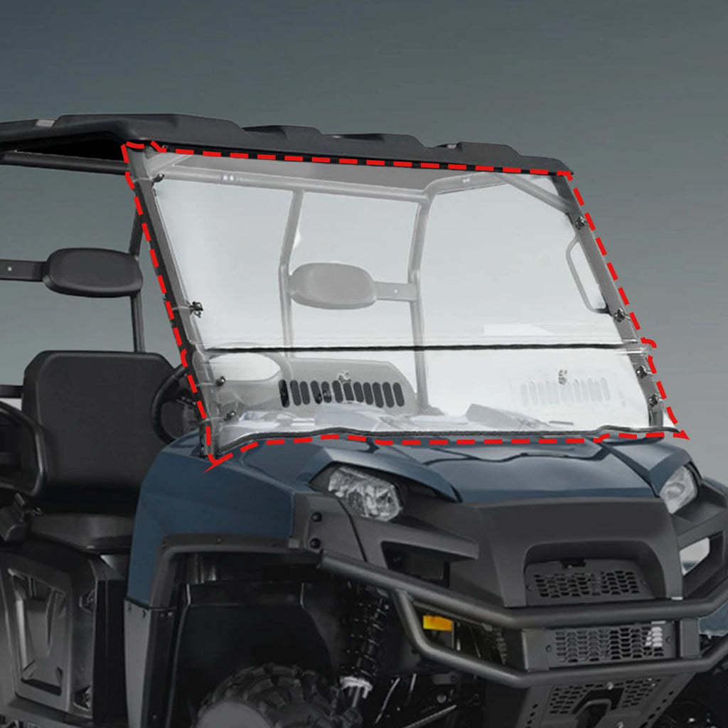 Clear Vented Windshield for Polaris Ranger Fullsize 570 (2017–2024)
