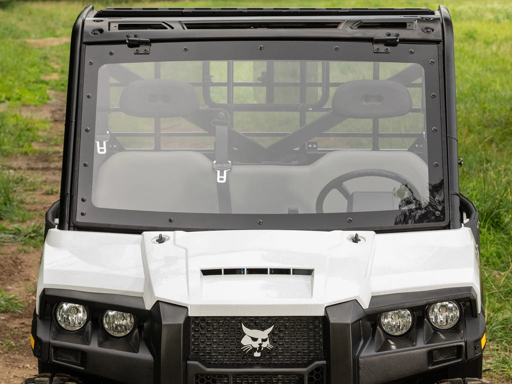 SuperATV Maxdrive Power Flip Windshield for Bobcat UV34/UV34XL (2019–2023)