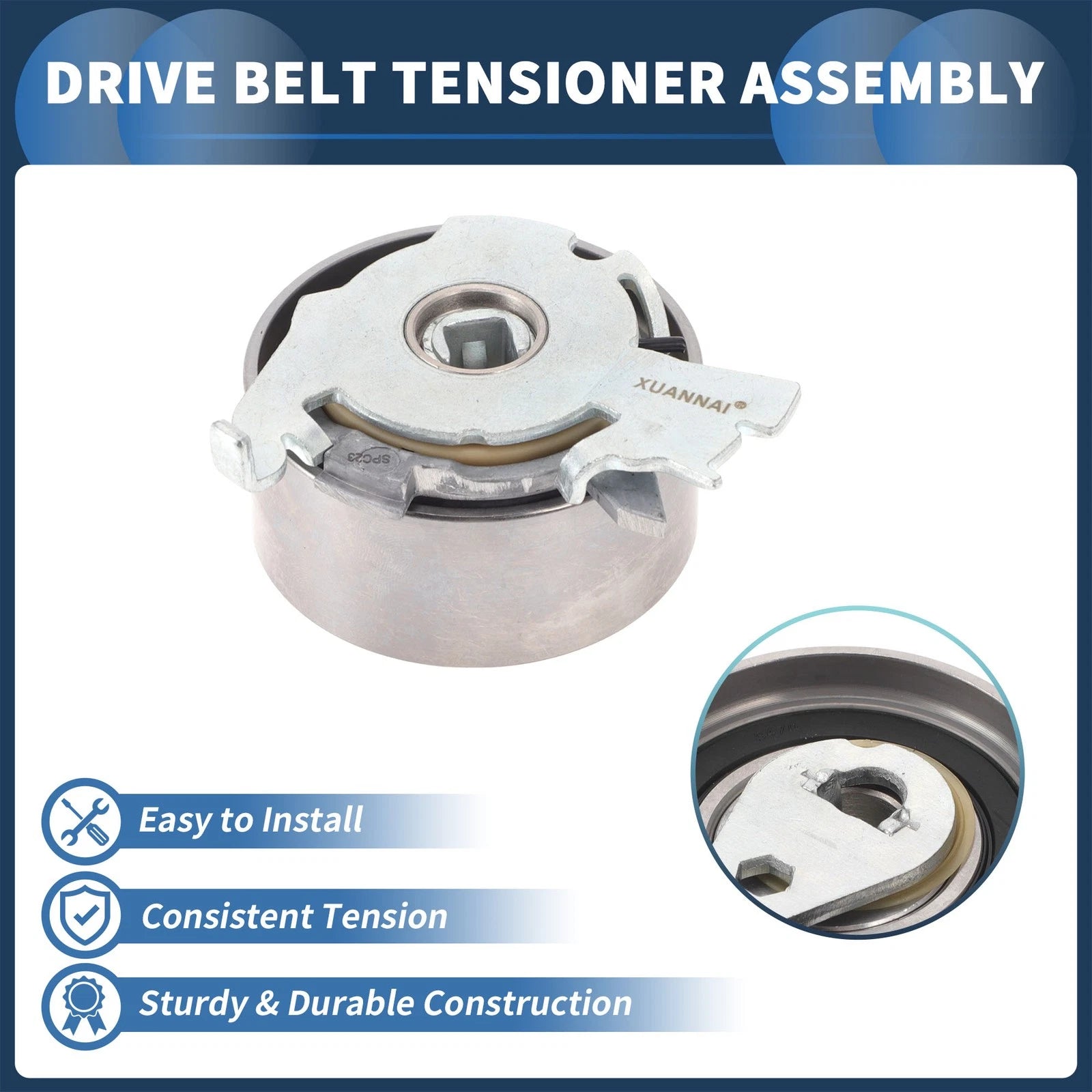 Belt Tensioner for Chevrolet Astra (2002–2011) No. 9158004 Metal