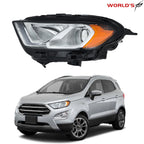Headlight Assembly for Ford EcoSport (2018–2023) Halogen with LED DRL Chrome