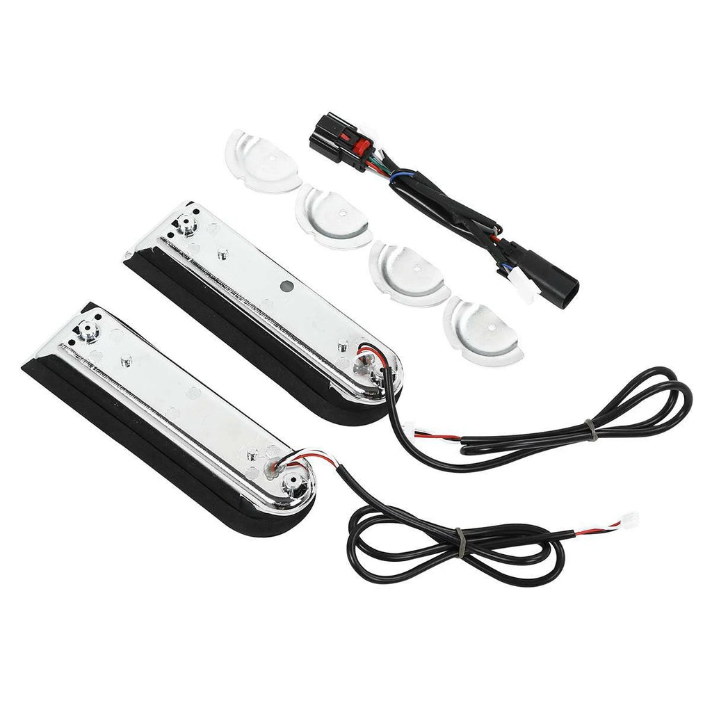Chrome LED Inserts Saddlebag Support Light for Harley Touring FLHX (2014–2024)