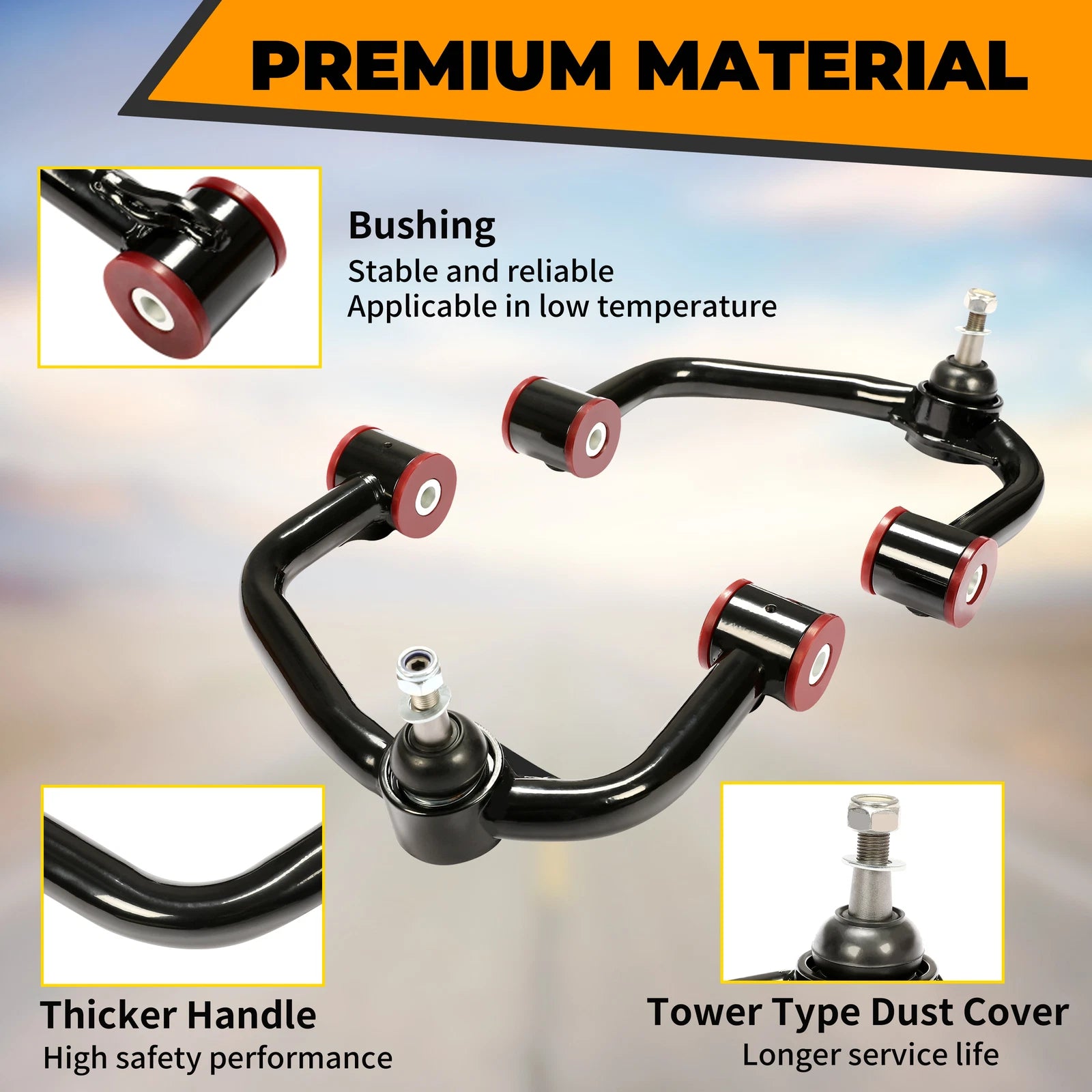 2-4" Lift Front Upper Control Arm for Nissan Titan (2004–2015), Armada (2005–2019)