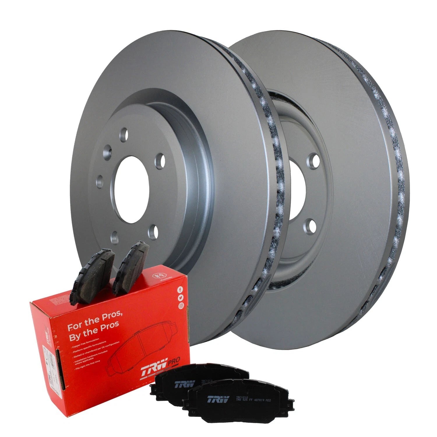 Front Brake Kit 325mm Rotors & TRW Pro Ceramic Pads for Explorer Taurus (1995–2005)