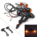 Amber LED Mini Turn Signal Lights for Cruiser Chopper