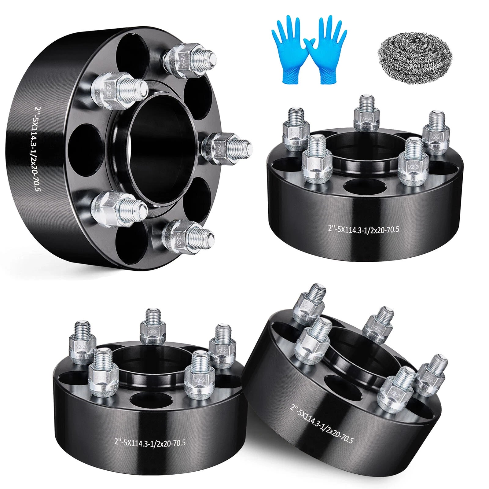 Pair Front Wheel Hub Bearing Assembly for Chevy Silverado 1500 (2007–2018)