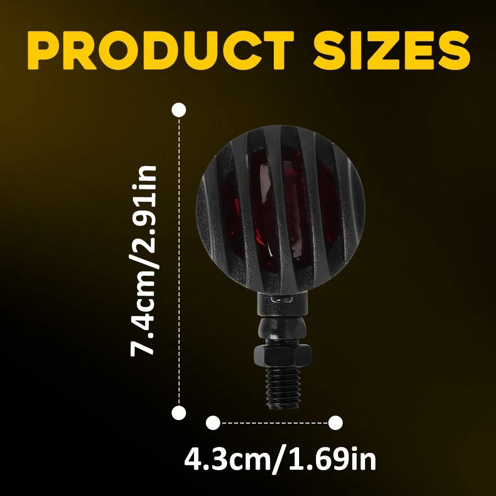 4X Bullet Brake Turn Signal Tail Light for Harley Sportster 1200 883 (2004–2023)