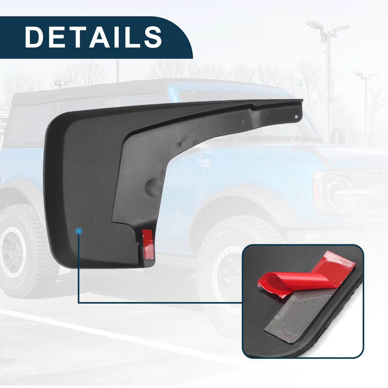 Mud Flap Splash Guard for Dodge Ram 1500 (2019–2024)