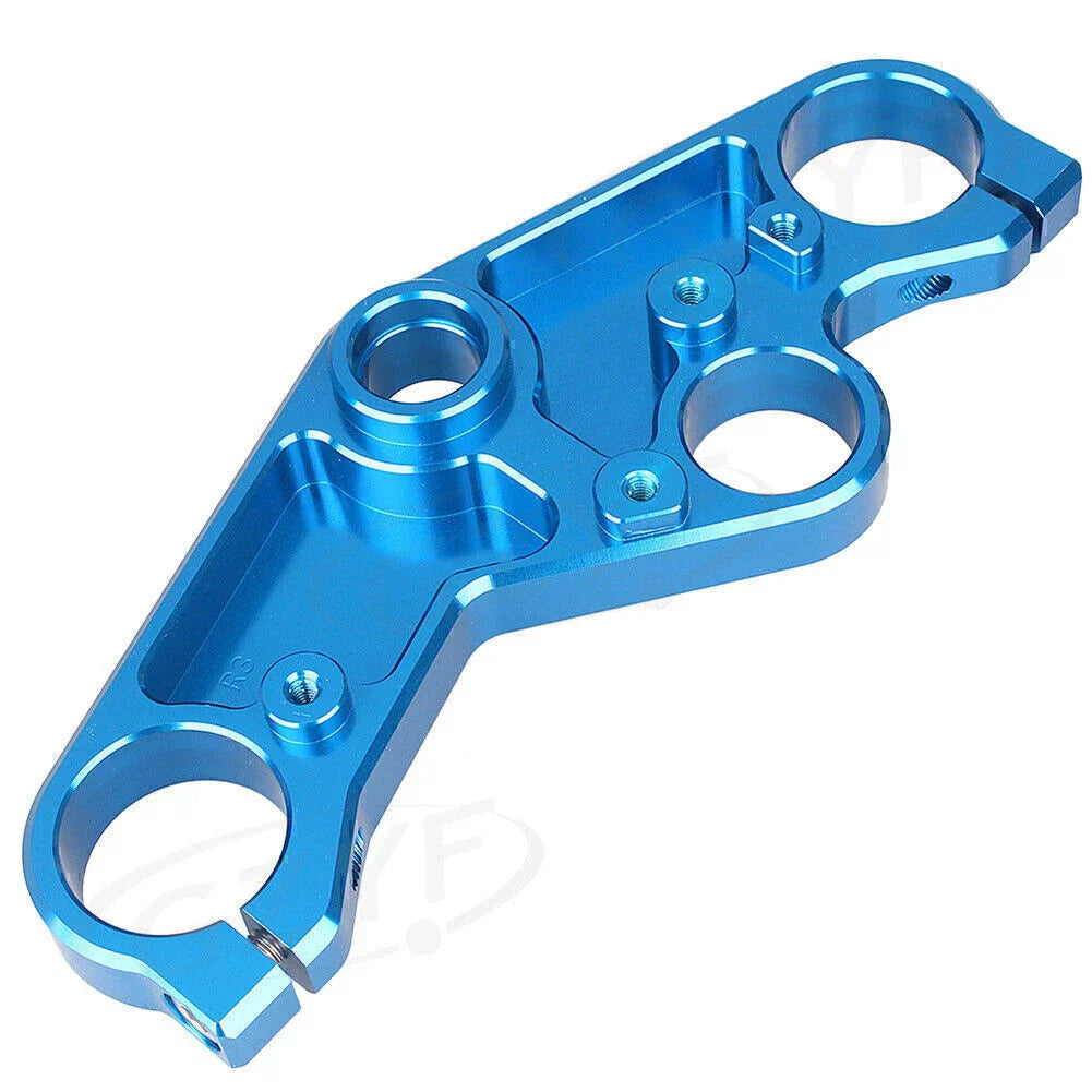 Triple Tree Front End Upper Top Clamp for Yamaha YZF R3 R25 (2014-2016) Blue
