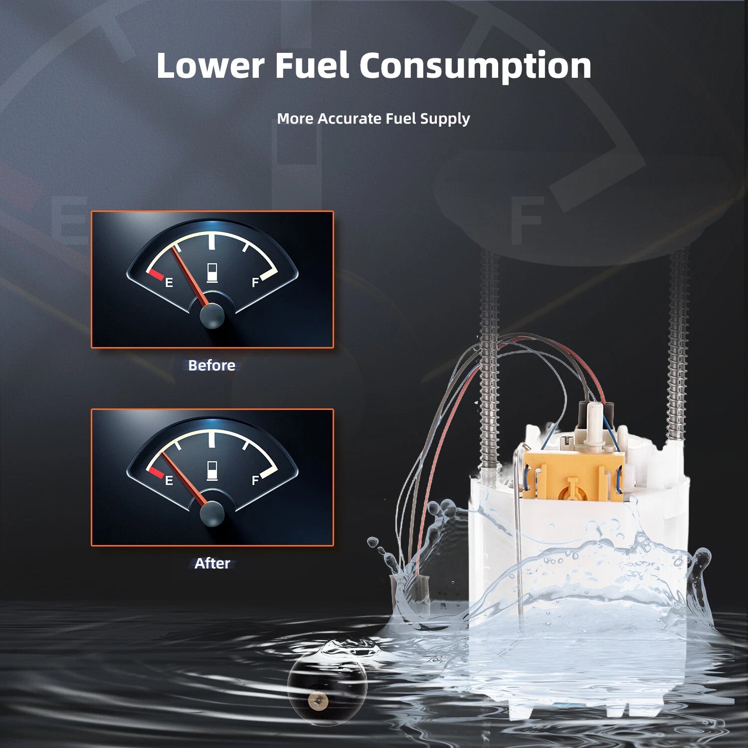 2 Fuel Pump Assembly for Dodge Charger (2006–2010) 2.7L 3.5L 5.7L 6.1L 19 Gal Tank