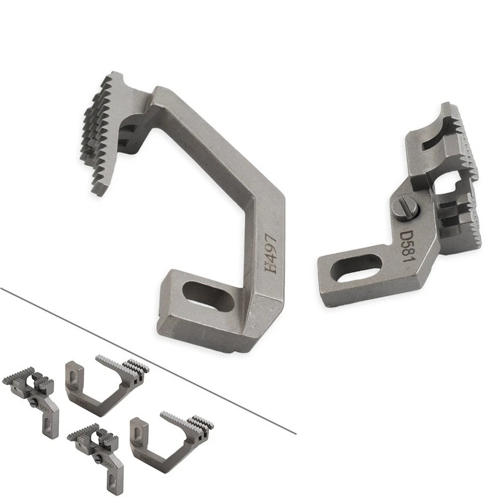 Set of 1 Feed Dog H497 D581 for SIRUBA 757-516M2 Overlock Sewing Machine