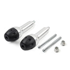 8MM 10MM Universal Silver Exhaust Frame Slider Crash Protector for Motorcycles