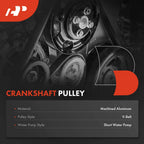 Single Groove Crankshaft Pulley for Chevy Big Block (BBC)