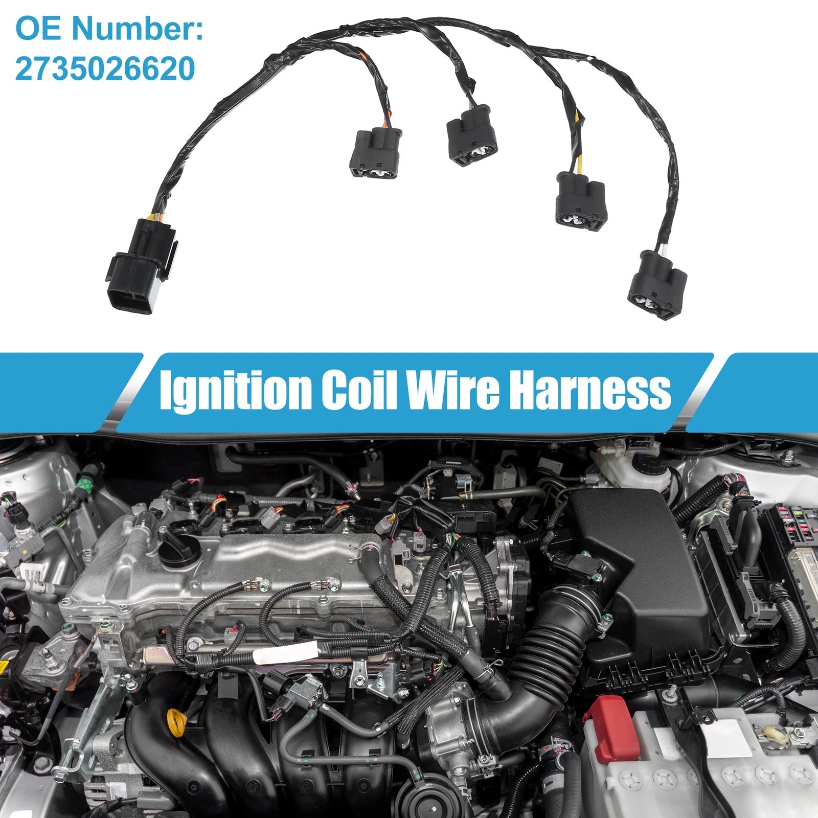 Ignition Coil Wire Harness No. 2735026620 for Hyundai Accent (2006–2011)
