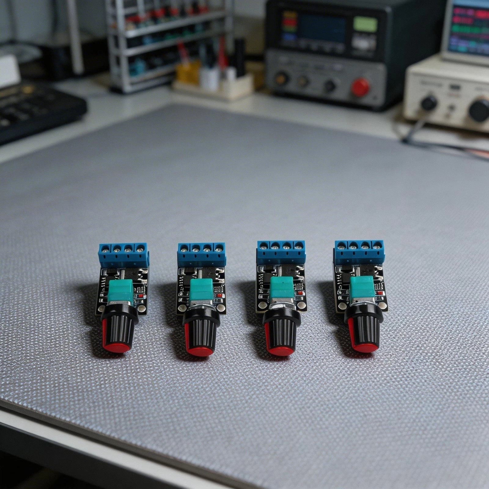 Set of 4 PWM Motor Controllers 5V-16V 10A for DC Motor Fan