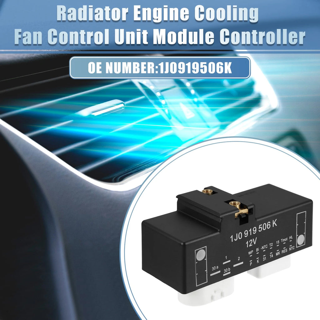 Radiator Fan Control Module for Volkswagen Beetle (2000–2010) 1J0919506K