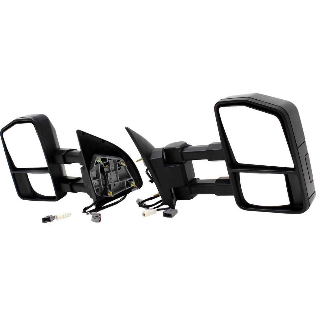 Tow Mirror Set for Ford F250 F350 Super Duty (1999–2007) Power Glass