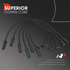 Spark Plug Wire Sets for Buick Regal Pontiac Firebird (1986-1989)